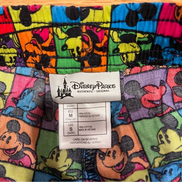 Multi-color Neon Mickey Mouse Disney Pants with Pockets - Picture 7 of 9